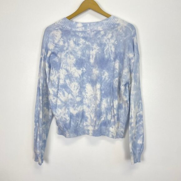 RD Style Blue and White Tie Dye V neck Swe… - Picture 5 of 5